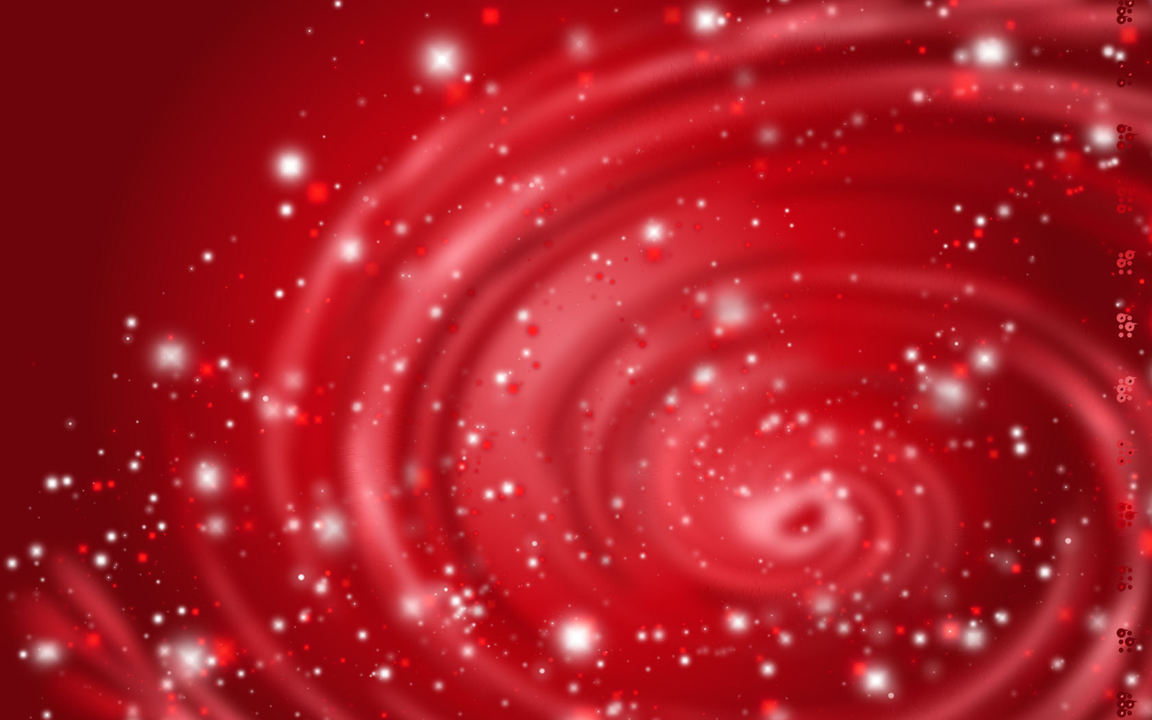 Red swirl with stars Background