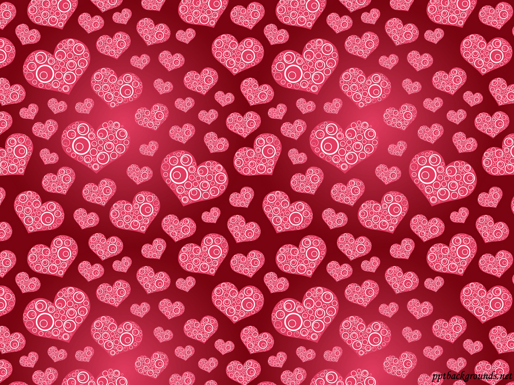 Special hearts lovers valentine day free powerpoint background