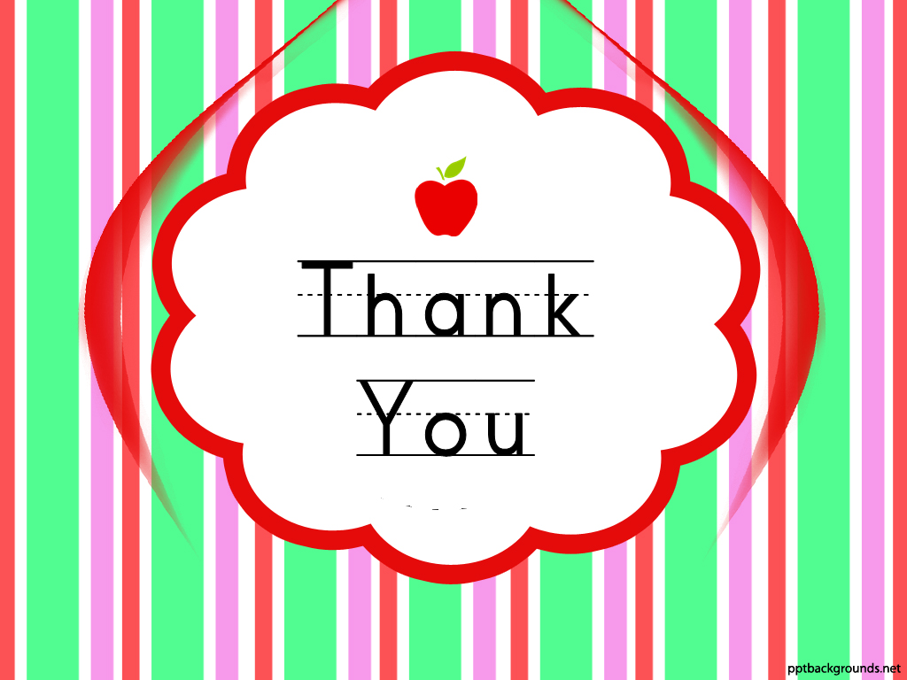 Thank You Cards for Teachers free powerpoint background