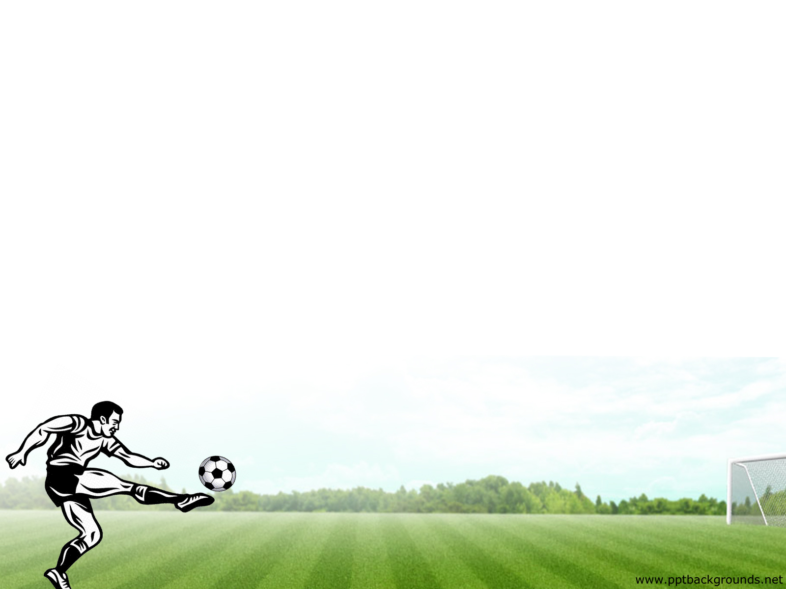 The Man Playing Football free powerpoint background