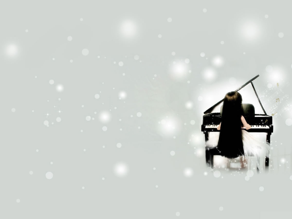 The Piano free powerpoint background