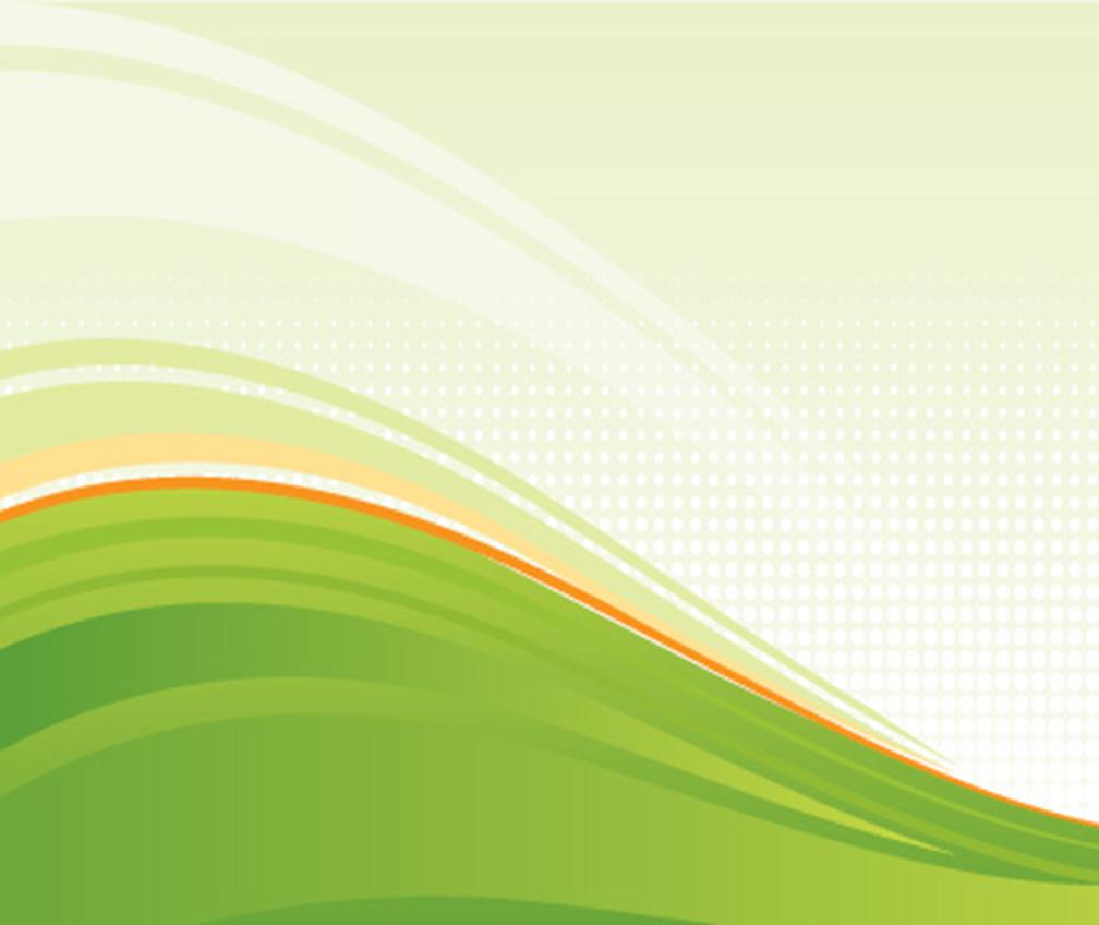 Wave green background free powerpoint background